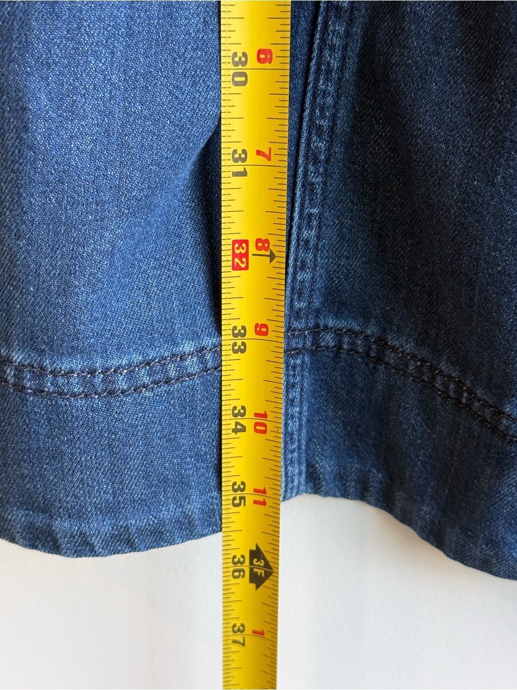 Nwt Boden Denim Blouson Shift Dress Fall Casual Size 6 Regular Cottagecore — image 8 of 8